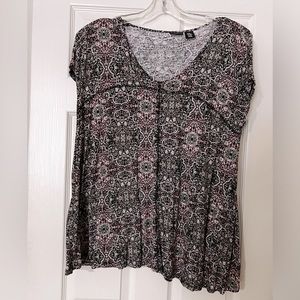 Willi Smith Cap Sleeve Tee - Size 3X